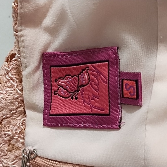 Elegant Pink Lace Halter Dress - Picture 10 of 14